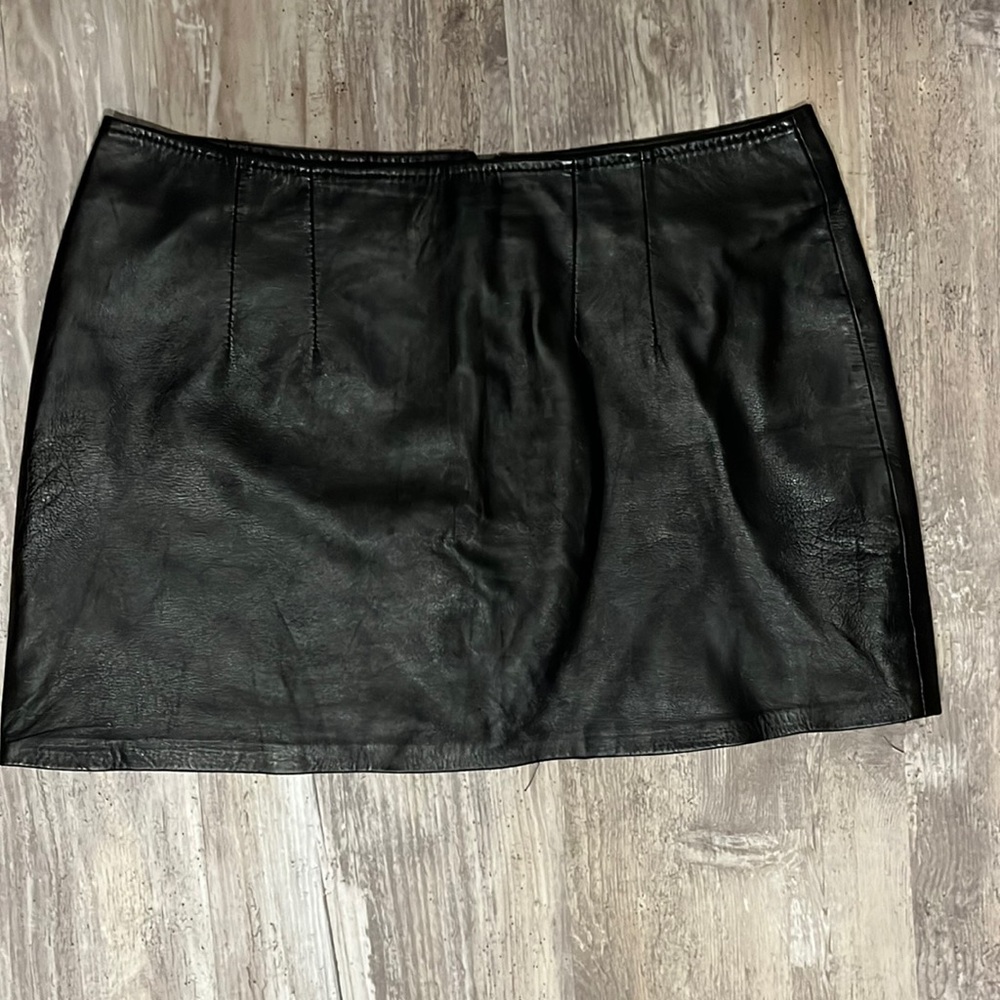 Women’s Leather Skirt